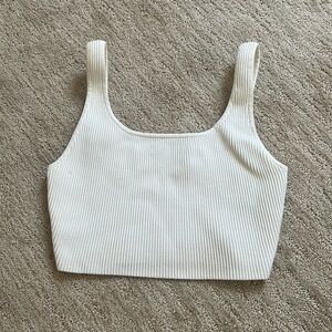 White aritzia tank